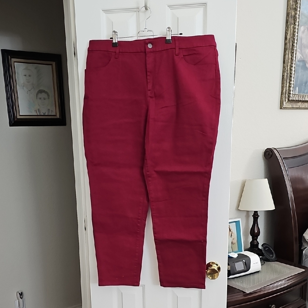 Perfect Stretch Girlfriend Slim Leg Ankle Jeans